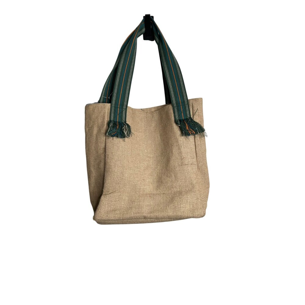 Disney Theme Parks Love Our Theme Parks Jute Tote Bag New Burlap - Picture 3 of 5